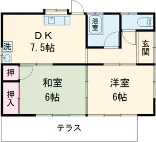 茨城県龍ヶ崎市水門【一戸建】の間取り