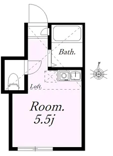 ユナイト山手アドリアン【2階】の間取り