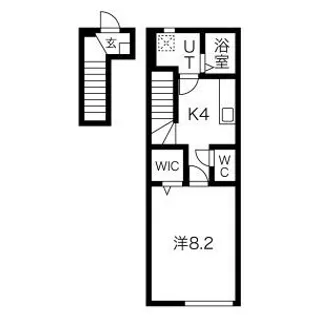 RESI大沢川原I【2階】の間取り