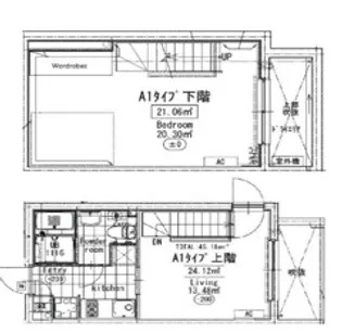 プライマル駒沢大学【1階】の間取り