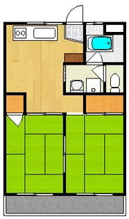 東京都東久留米市前沢1【マンション】の間取り