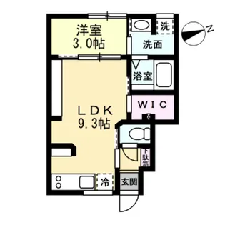 LAPIS CORAL【1階】の間取り