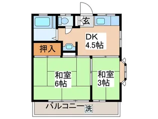 Fパレス【2階】の間取り