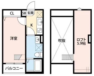 Three forest 東大宮【1階】の間取り