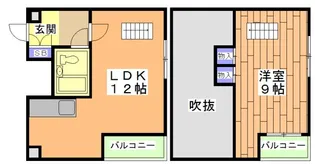 ウエストスクエア【3階】の間取り