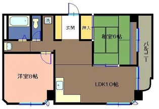 静岡県沼津市八幡町【マンション】の間取り