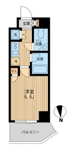 スペーシア池尻大橋【5階】の間取り