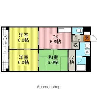 グランマレイ【5階】の間取り