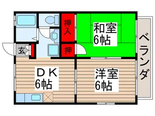 メゾンエクシブ【1階】の間取り