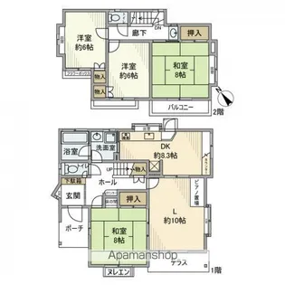 千葉県佐倉市宮ノ台2【一戸建】の間取り