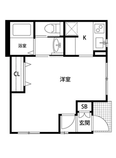 イニエ南万代【1階】の間取り