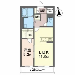 シャーメゾン リサイア【1階】の間取り