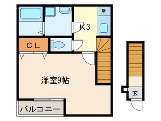 サンシアルザ新地の間取り