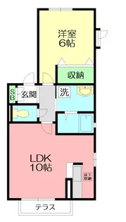 神奈川県秦野市西大竹【アパート】の間取り