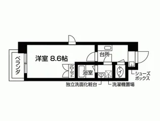 東京都中野区上高田1【マンション】の間取り