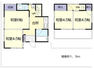 埼玉県三郷市彦川戸1【一戸建】の間取り