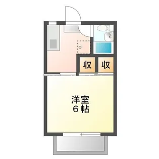 1Kの間取り画像