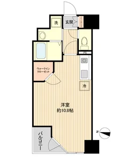 宮城県仙台市青葉区国分町1【マンション】の間取り
