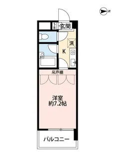 トーカン大江キャステール【6階】の間取り