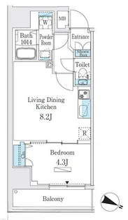 東京都板橋区清水町【マンション】の間取り