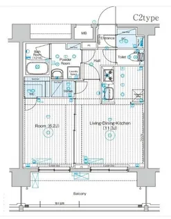 フュージョナル東墨田【8階】の間取り
