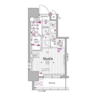 ガーラ・プレシャス渋谷六本木通り【11階】の間取り