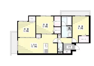 イリュージア【2階】の間取り