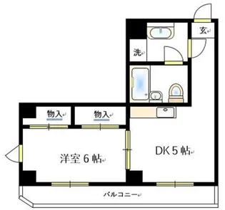 エクセルツカサ【4階】の間取り