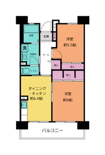 フレール浜山【10階】の間取り
