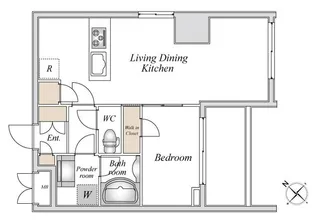 CityLux Tsurumi【6階】の間取り
