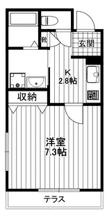 エクセル狛江【1階】の間取り