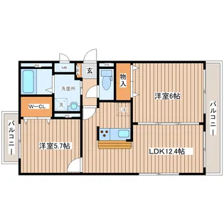 パナス・柏木【4階】の間取り