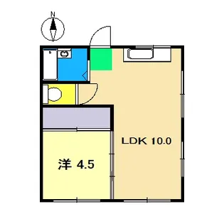 ロイヤルハイツ (大津)【1階】の間取り