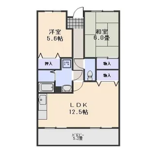 カウル湊【2階】の間取り