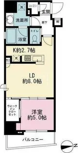 クレイシア秋葉原ラグゼスウィート【2階】の間取り