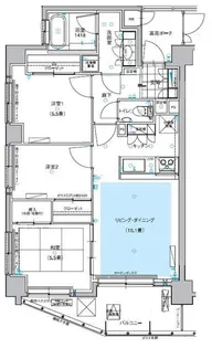 ミオカステーロ尾久【4階】の間取り