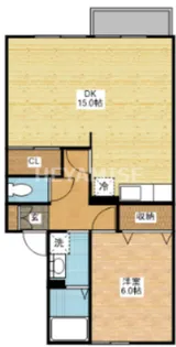 ソレールマツオ【1階】の間取り