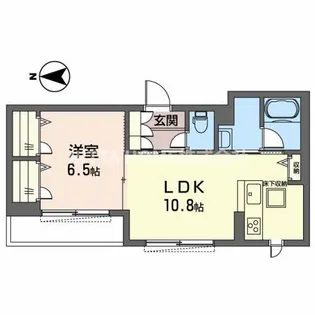 シャーメゾン グリーン小田井【1階】の間取り