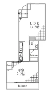 バウムプラッツ【6階】の間取り