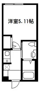東京都中野区沼袋2【アパート】の間取り