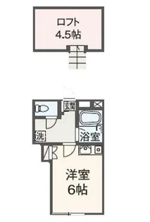 コーポ逆井【2階】の間取り