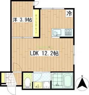 メゾン・ド・グレース【1階】の間取り
