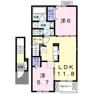 ユニゾンIII【2階】の間取り