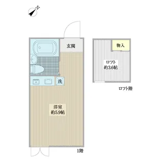 my plan K【1階】の間取り