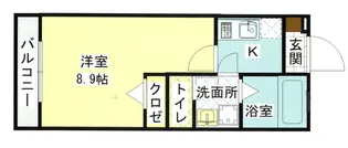 クレフラスト塔原東【2階】の間取り