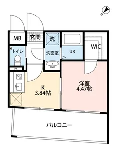 サヴォイザ・フォースフォー【6階】の間取り