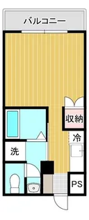 スクエアーメゾン【2階】の間取り