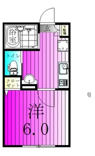 セレニティ鎌ヶ谷【2階】の間取り