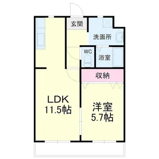 Felice gatto Yokosuka【1階】の間取り