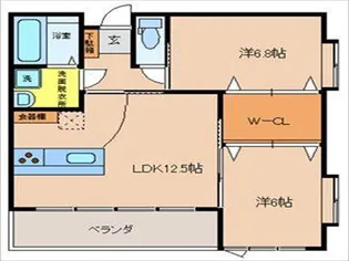 ビオス竹林【2階】の間取り